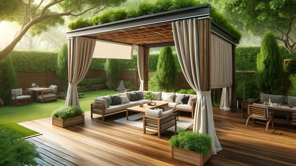 pergola roof ideas